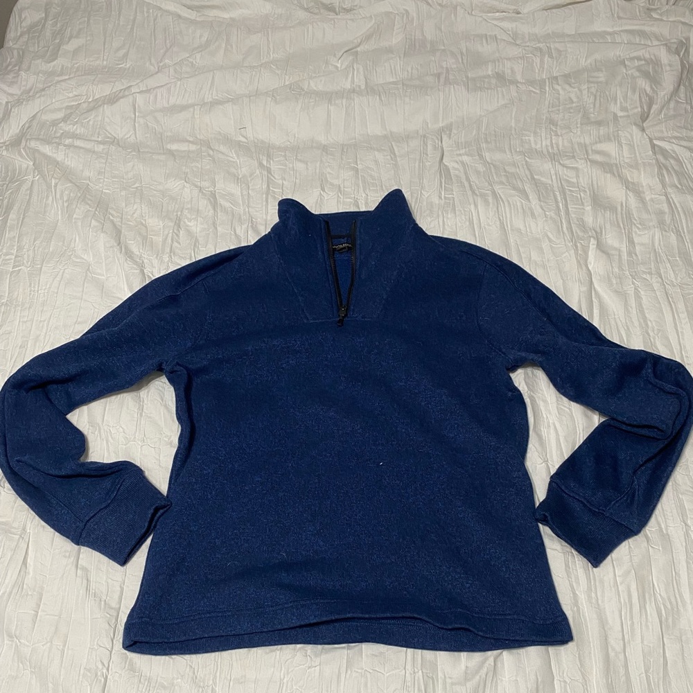 LIKE NEW CONDITION MENS BANANA REPUBLIC PULLOVER SIZE MEDIUM BLUE